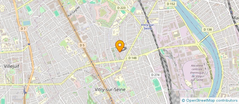 localisation de l'entreprise ST3AM  VITRY-SUR-SEINE