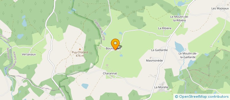 localisation de l'entreprise ST6  LADIGNAC-LE-LONG