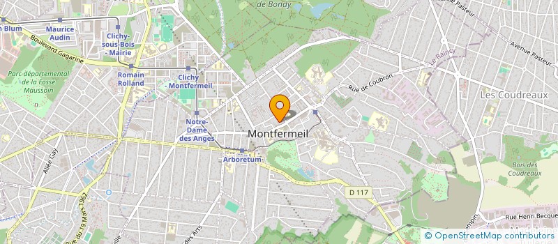 localisation de l'entreprise STA à MONTFERMEIL
