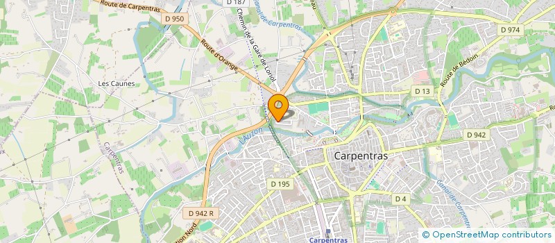 localisation de l'entreprise STA à CARPENTRAS