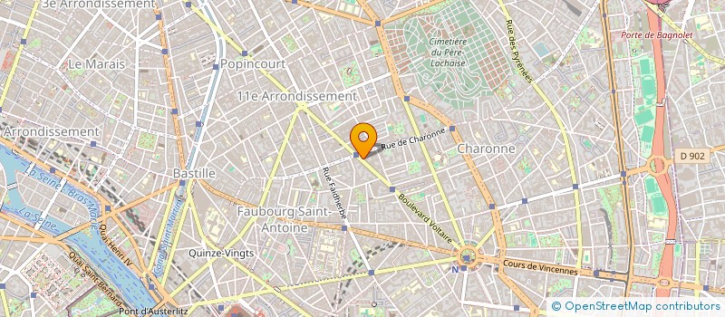 localisation de l'entreprise STA  PARIS