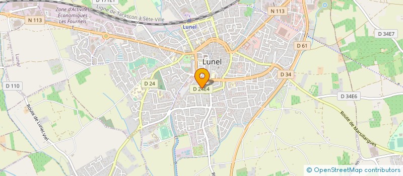 localisation de l'entreprise STA GERARD FRANCES à LUNEL