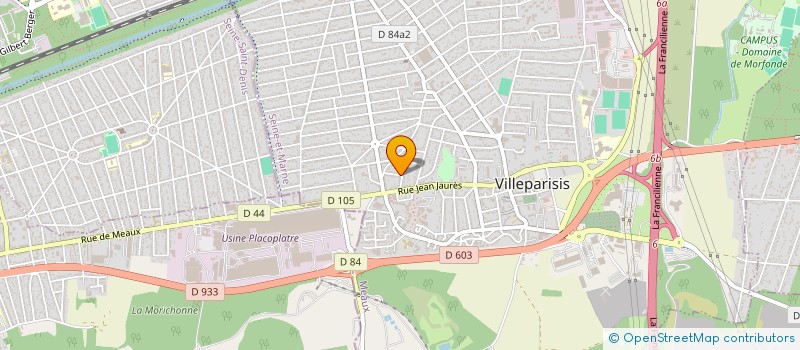 localisation de l'entreprise STA TRANSPORT à VILLEPARISIS