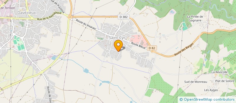 localisation de l'entreprise STA07  SAINT-CYR