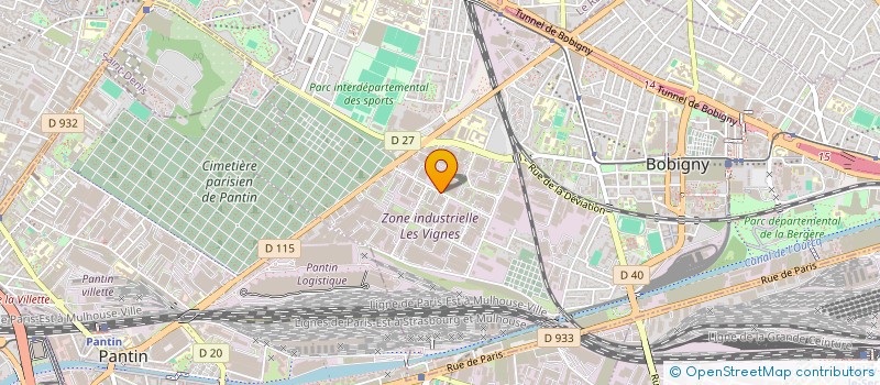 localisation de l'entreprise STAAT à AUBERVILLIERS