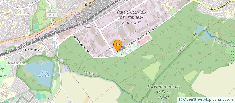localisation de l'entreprise STAB à TRAPPES