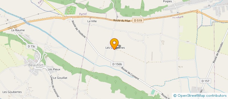 localisation de l'entreprise STAB à THODURE