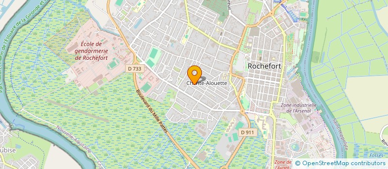 localisation de l'entreprise STAB  ROCHEFORT