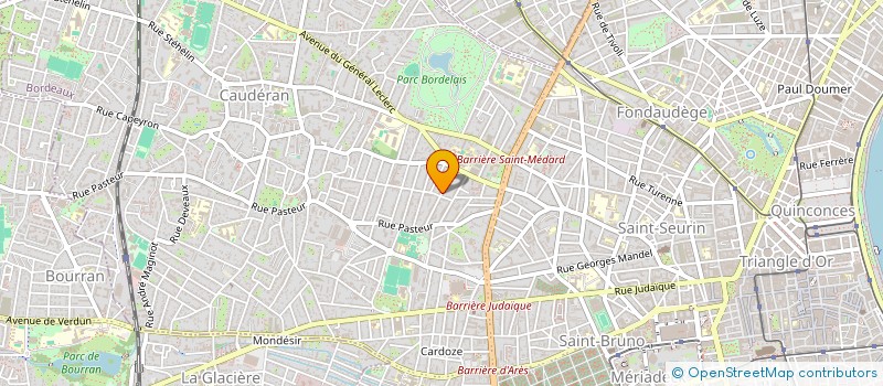 localisation de l'entreprise STAB INNOV à BORDEAUX