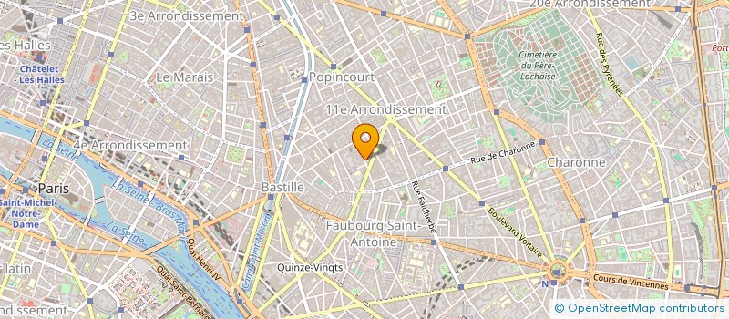 localisation de l'entreprise STABANDCO  PARIS