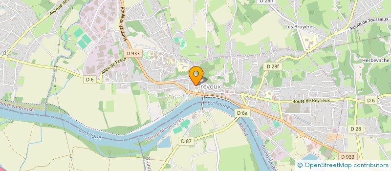 localisation de l'entreprise STABI-THERMO à TREVOUX