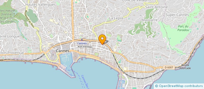 localisation de l'entreprise STABIL'ART à CANNES