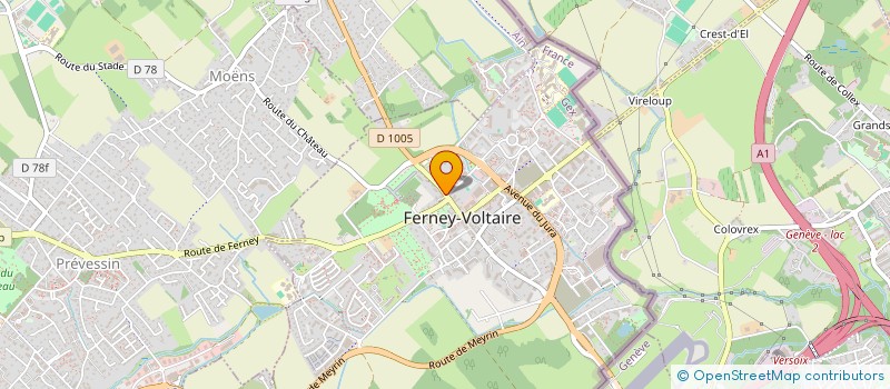 localisation de l'entreprise STABILIS  ORNEX