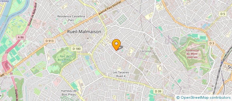 localisation de l'entreprise STABILIS à RUEIL-MALMAISON