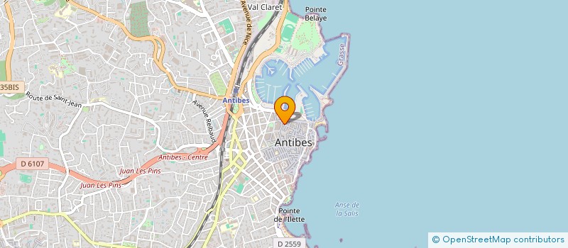 localisation de l'entreprise STABOCEAN SARL à ANTIBES