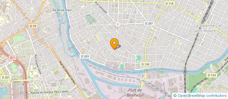 localisation de l'entreprise STABOOM 1 à SAINT-MAUR-DES-FOSSES