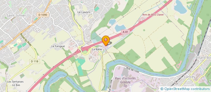 localisation de l'entreprise STABYL à SAINT-NAZAIRE-LES-EYMES