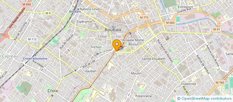 localisation de l'entreprise STAC à ROUBAIX
