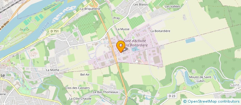 localisation de l'entreprise STAC  AMBOISE