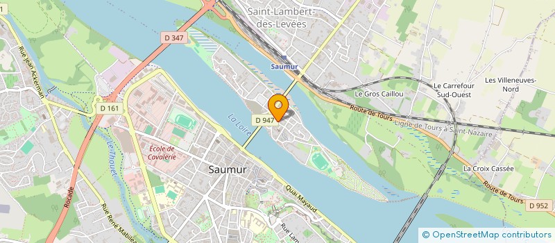 localisation de l'entreprise STAC  SAUMUR