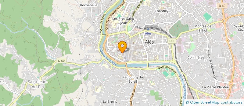 localisation de l'entreprise STAC à ALES