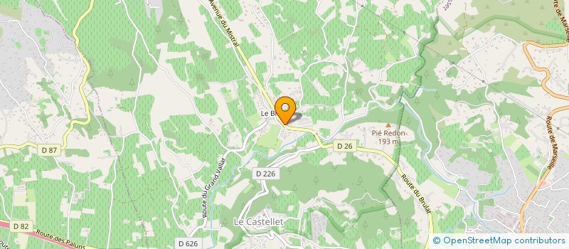 localisation de l'entreprise STAC à LE CASTELLET