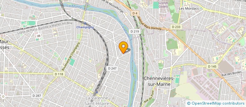 localisation de l'entreprise STAC. à ST MAUR DES FOSSES