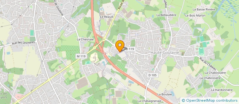 localisation de l'entreprise STAC ATLANTIQUE  HAUTE-GOULAINE