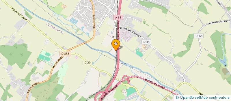 localisation de l'entreprise STAC RENOV  GRAGNAGUE