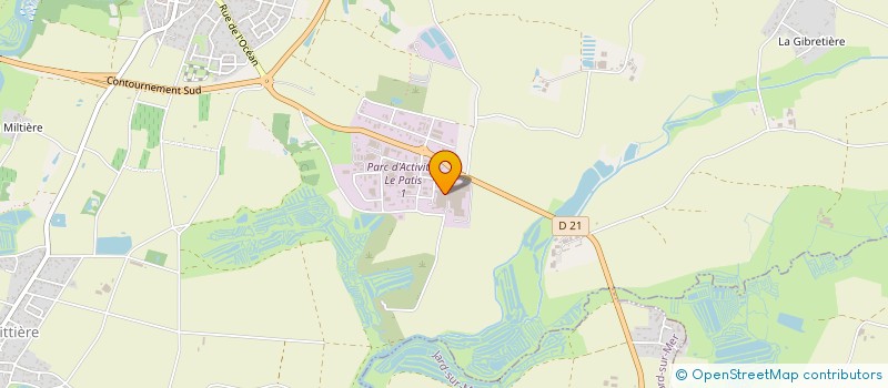 localisation de l'entreprise STAC SOC TALMOND ARTIS CONSTRU à TALMONT-SAINT-HILAIRE