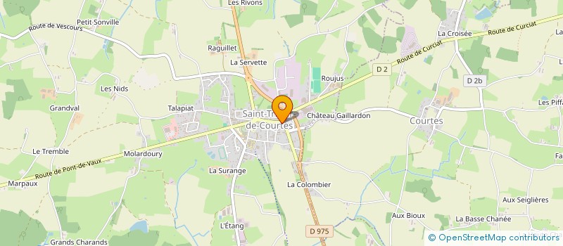 localisation de l'entreprise STACAL  SAINT-TRIVIER-DE-COURTES