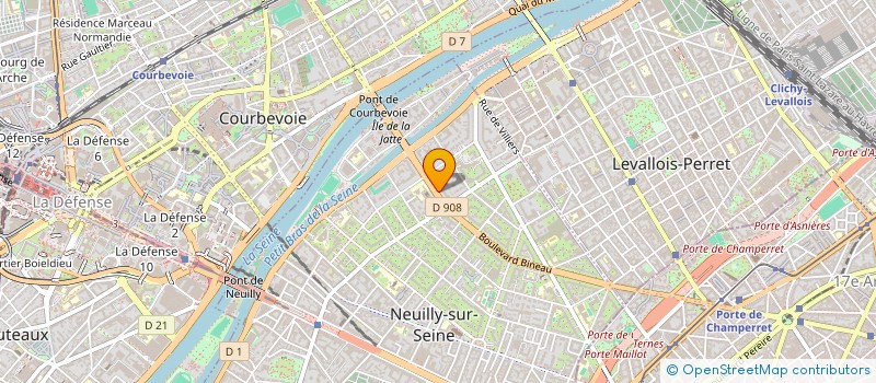 localisation de l'entreprise STACCATO Z à NEUILLY-SUR-SEINE