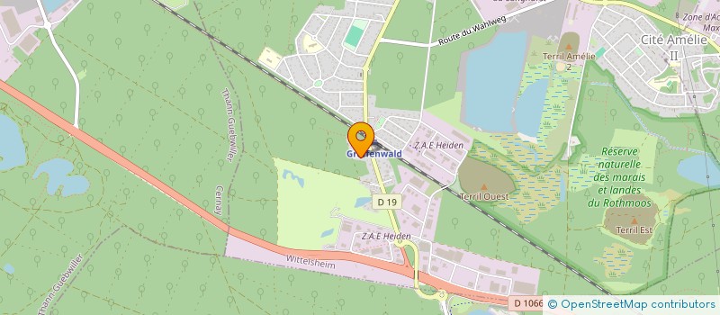 localisation de l'entreprise STACHORSKY  WITTELSHEIM