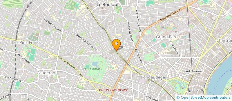 localisation de l'entreprise STACK'EM à LE BOUSCAT