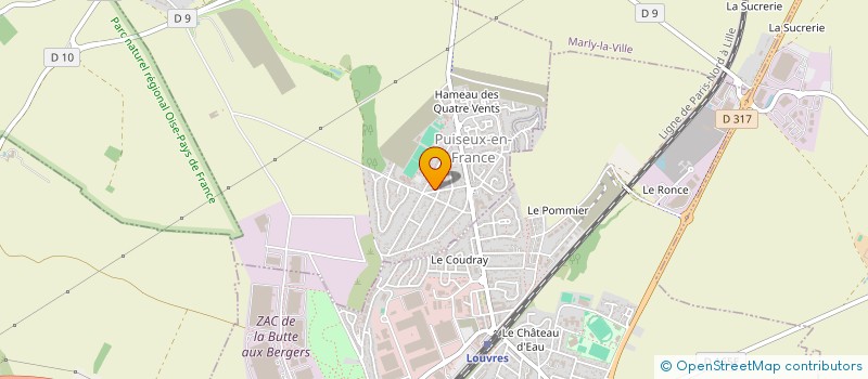 localisation de l'entreprise STACK TRANS  PUISEUX-EN-FRANCE