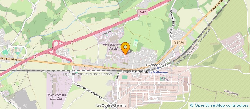 localisation de l'entreprise STACKR à BELIGNEUX