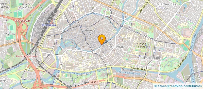 localisation de l'entreprise STACOR à STRASBOURG