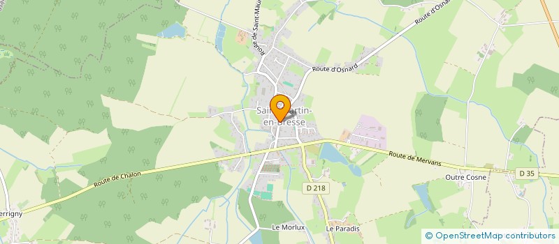 localisation de l'entreprise STACS  MONTCOY