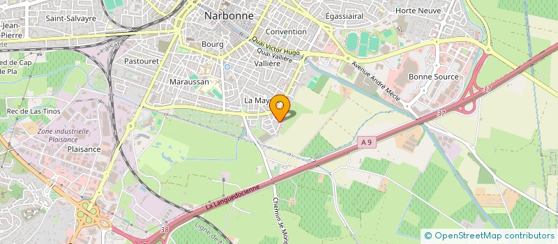 localisation de l'entreprise STACY à NARBONNE