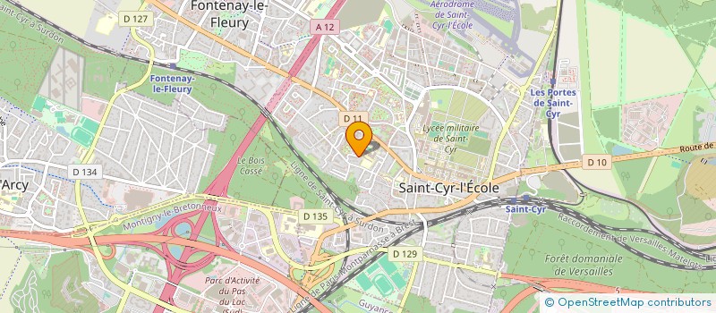 localisation de l'entreprise STACY & ALEXANDRE à SAINT-CYR-L'ECOLE