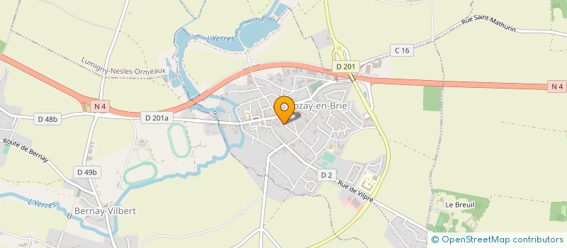 localisation de l'entreprise STAD à ROZAY-EN-BRIE