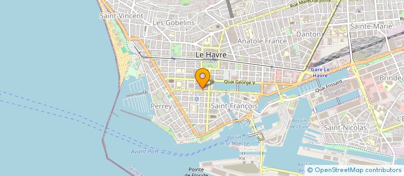 localisation de l'entreprise STAD à LE HAVRE