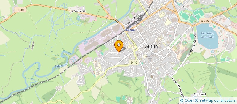 localisation de l'entreprise STADE ATHLETIQUE AUTUNOIS à AUTUN