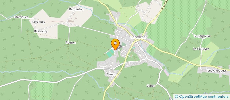 localisation de l'entreprise STADE BARSACAIS  BARSAC