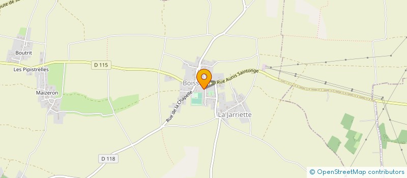 localisation de l'entreprise STADE BOISSEUILLAIS  SAINT-MARD