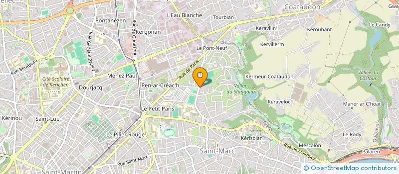 localisation de l'entreprise STADE BRESTOIS 29 à BREST
