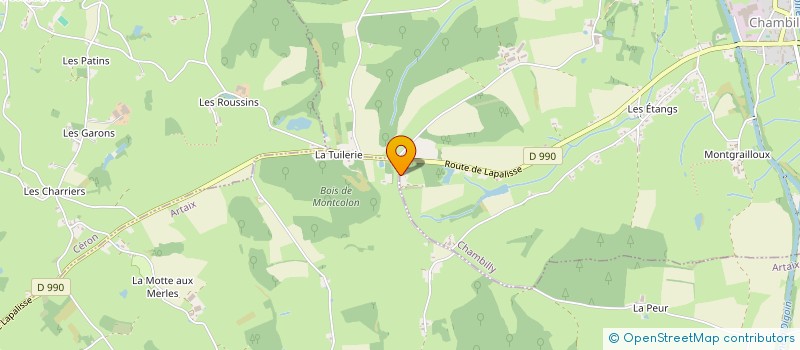 localisation de l'entreprise STADE DE TIR DE CHAMBILLY 71  CHAMBILLY