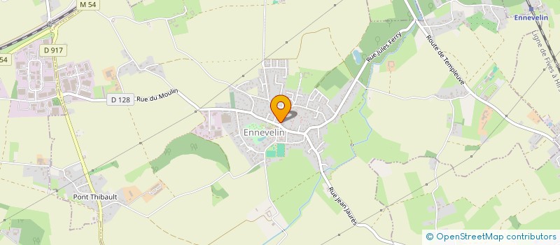 localisation de l'entreprise STADE ENNEVELIN  ENNEVELIN