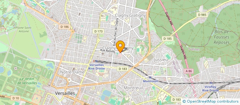 localisation de l'entreprise STADE FRANCAIS VERSAILLES à VERSAILLES