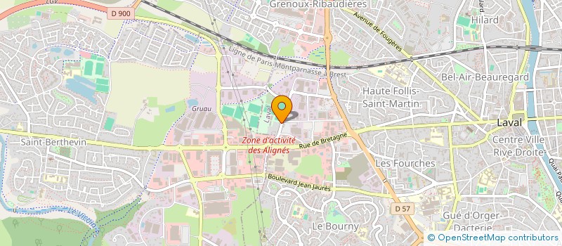 localisation de l'entreprise STADE LAVALLOIS MAYENNE FC à LAVAL